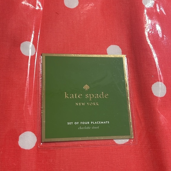 Kate Spade set of four placemats - Picture 2 of 5